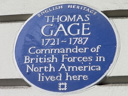 Gage, Thomas